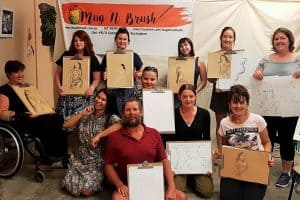 Life drawing session