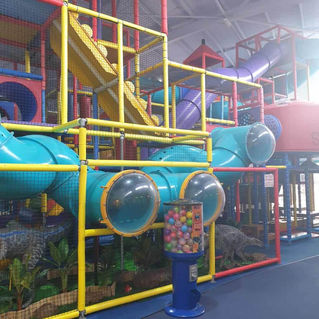 Our play structure in Rockingham has many slides and climbing space and goes all the way up to about 7-8m - Mug 'n Brush - Mug 'n Brush